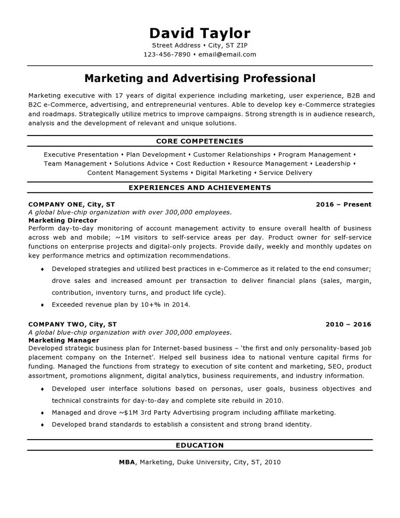 Marketing Professional